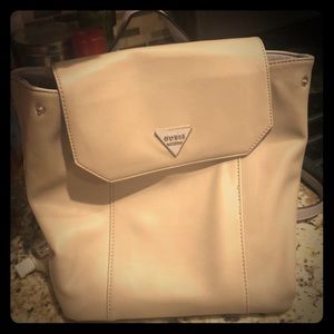 Gray Guess backpack/purse